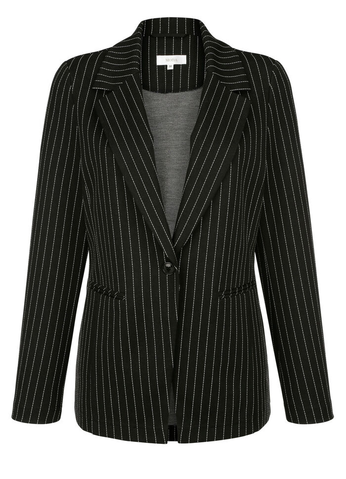 Blazer mit Streifendessin 