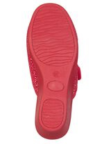 Leichte, Damen-Pantoletten, mit Klettverschluss 