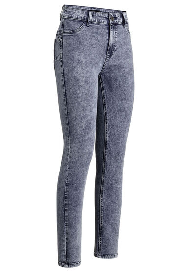 Knöchellange, figurformende Jeans 
