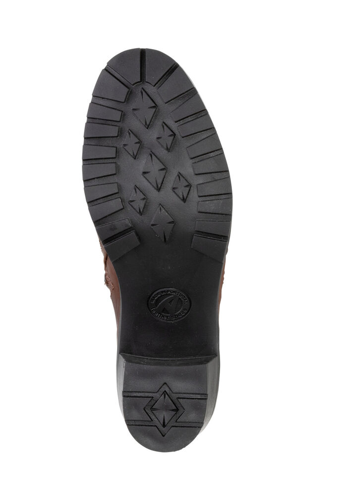 ELENA EDEN, klassische Damen-Stiefeletten, Winterschuhe, Weite G, mit herausnehmbarem Fußbett MARONE