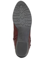 ELENA EDEN, bequeme Damen-Stiefeletten, Winterschuhe, Weite G, mit Rei&szlig;verschluss BORDEAUX