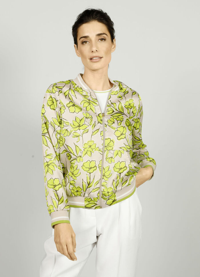 Blouson mit herrlichem Floraldessin 