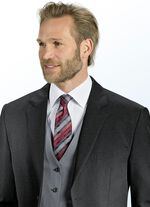 Ausdrucksvoll gestreifte Krawatte 