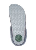 Mubb Wollfilz-Pantoffel mit bunter Bl&uuml;ten-Stickerei 