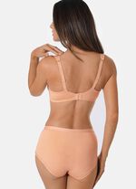 Sassa Zweierpack Slips mit jacquarddessinierten T&uuml;lleins&auml;tzen 