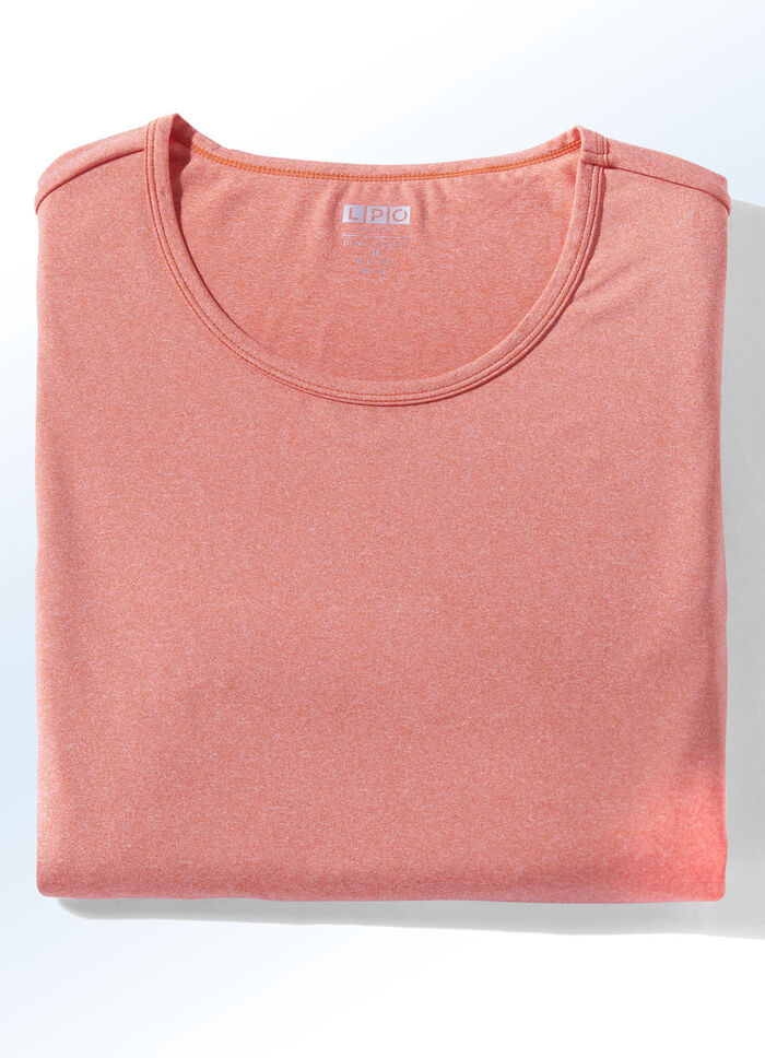 Meliertes Funktionsshirt von „LPO“ in 3 Farben APRICOT