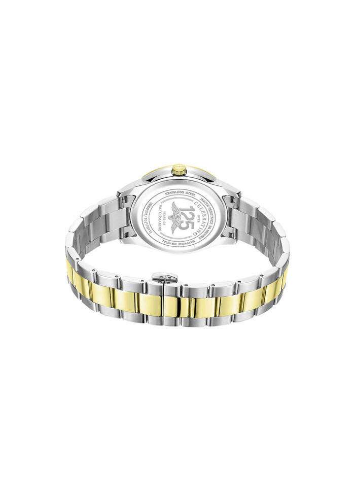 Rotary Quartz-Herrenuhr in Bicolor 