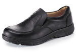 GINO GALANTE, bequeme Herren-Slipper, Weite K, mit herausnehmbarem Fußbett SCHWARZ