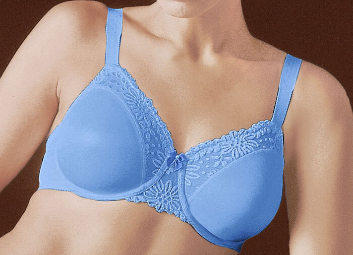 Triumph-Ladyform Soft-Minimizer-Bügel-BH AZURBLAU