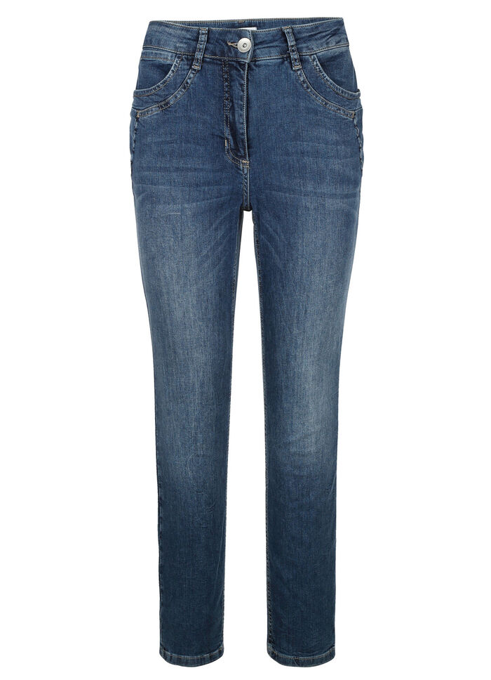 Jeans mit trendiger Waschung 