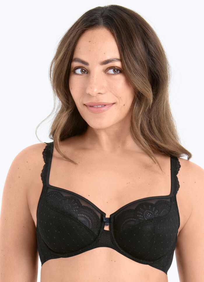 Rosa Faia B&uuml;gel-BH mit h&uuml;bscher Elastikspitze 