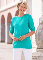 Pullover in Mustermix T&Uuml;RKIS