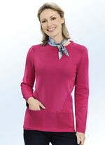 Pullover in Strickmix HIMBEERE