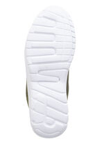 Schnür-Sneaker aus Synthetik und weichem Textilmaterial OLIV