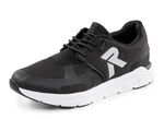 Rieker Sneaker aus teilweise beschichtetem Meshmaterial SCHWARZ