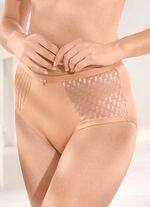 Sassa Zweierpack Slips mit jacquarddessinierten T&uuml;lleins&auml;tzen 