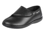 Aerosoft Flex Damen-Klettschuh in Weite H für den kräftigen Fuß SCHWARZ