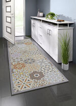 Fußmatte mit rutschhemmender Latex-Rückseite 