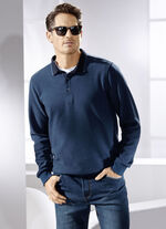 Poloshirt von „Milano Italy“ DUNKELBLAU