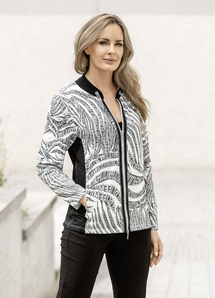 Shirtjacke mit praktischen Reißverschlusstaschen 