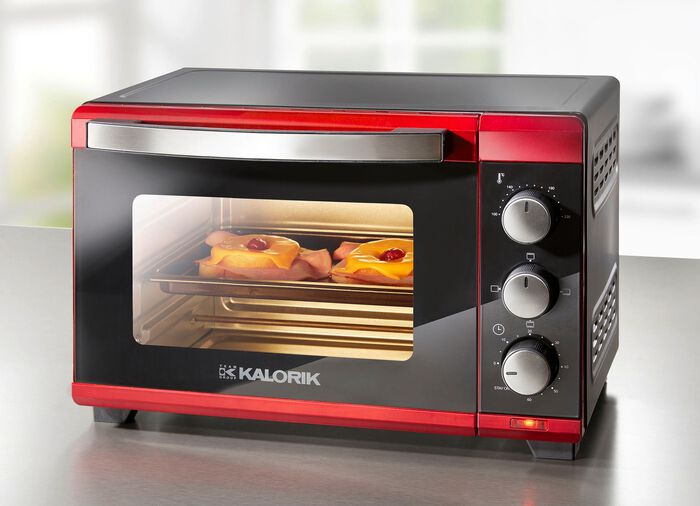 Multi- und Pizzabackofen &ndash; kompakt, praktisch, gut ROT