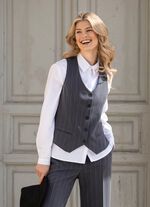 Weste mit Nadelstreifen 