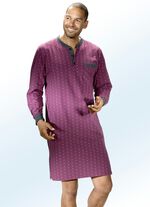 Nachthemd mit Knopfleiste, langarm 