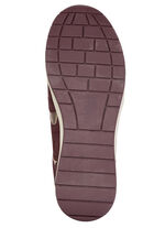 ELENA EDEN, sytlische Damen-Sneaker, Weite H, mit herausnehmbarem Fußbett BORDEAUX-BRONZE