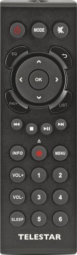 Internetradio mit DAB+ SCHWARZ