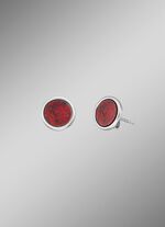 Powerful Stone Ohrstecker mit Roter Jaspis 