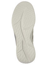 SKECHERS Slipper mit geformter Slip-Ins Fersenplatte TAUPE-GRAU