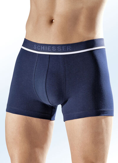 Schiesser Dreierpack Pants mit Elastikbund 