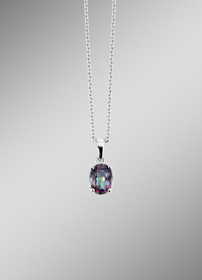 Anhänger mit Mystic-Feuertopas 