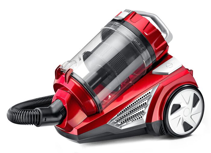 Beutelloser Zyklon-Bodenstaubsauger inkl. HEPA-Filter 