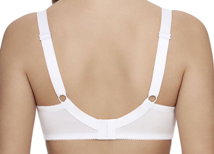 Susa Zweierpack BH mit zarter Elastikspitze 1X AZURBLAU, 1X WEISS