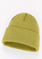 Trendige Damen-Mütze, mit Umschlag GRÜN