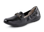 ELENA EDEN Slipper mit Metallschmuck SCHWARZ