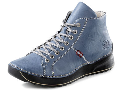 Rieker, sportive Damen-Boots, Winterschuhe, mit Reißverschluss 