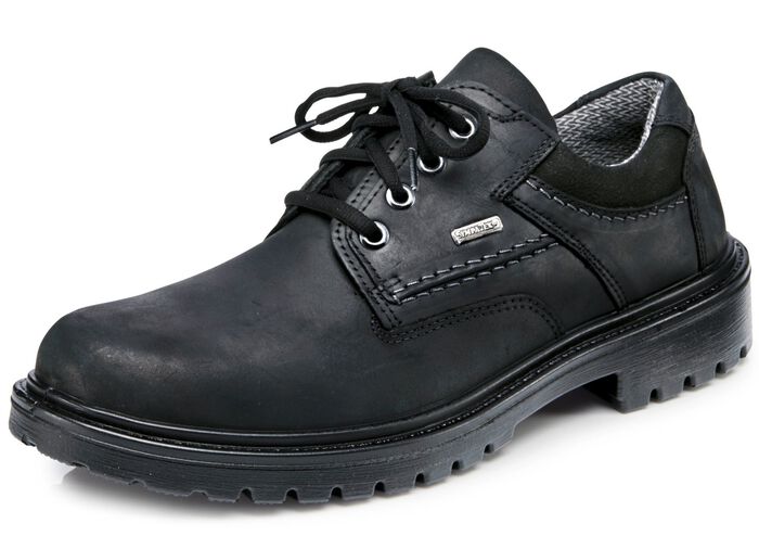 GINO GALANTE, atmungsaktive Herren-Schn&uuml;rschuhe, mit herausnehmbarem Fu&szlig;bett SCHWARZ