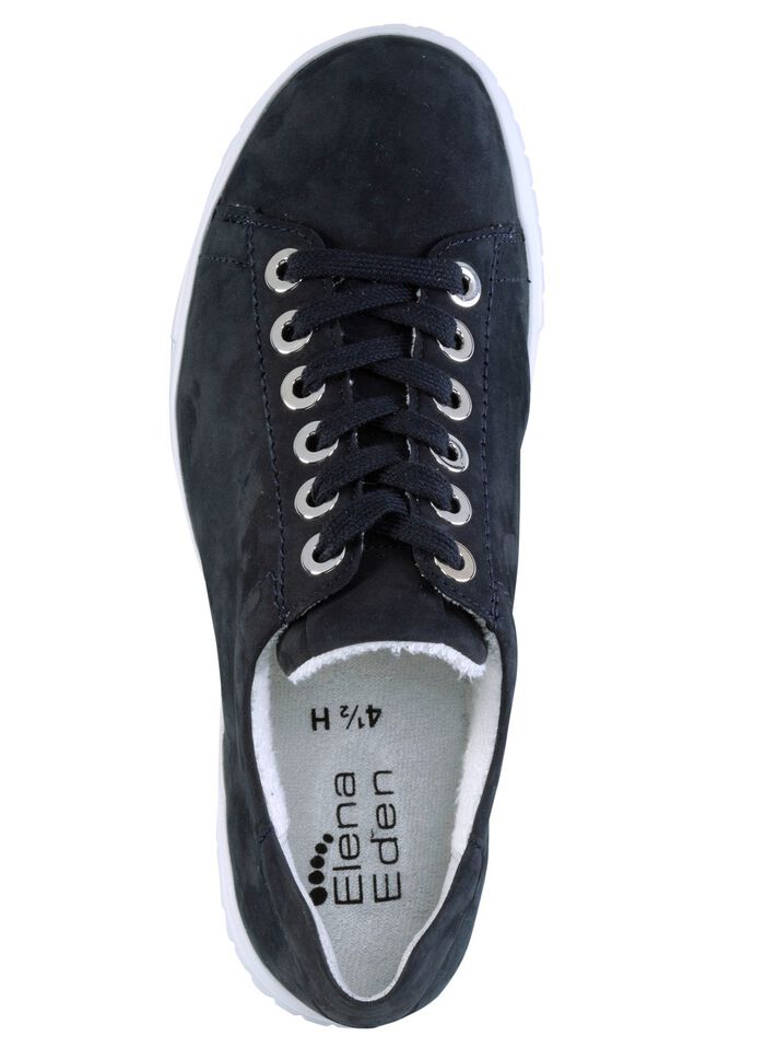 ELENA EDEN Sneaker aus Nubukleder DUNKELBLAU