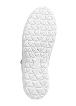 Waldläufer Schnürschuh mit floral bedrucktem Elastikmaterial SILBER-WEISS