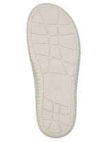 ELENA EDEN, bequeme Damen-Pantoletten, Weite H, mit herausnehmbarem Fu&szlig;bett BEIGE