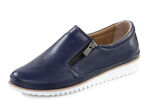 Andrea Conti Slipper aus Nappaleder MARINE