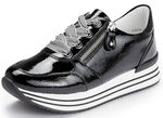 Remonte Sneaker mit effektvoller Schnürung SCHWARZ