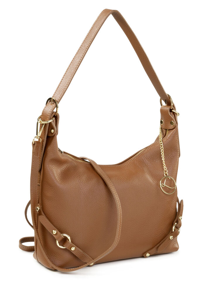 Laurina, Tasche, Damen, mit abnehmbarem, verstellbarem Umhängeriemen COGNAC