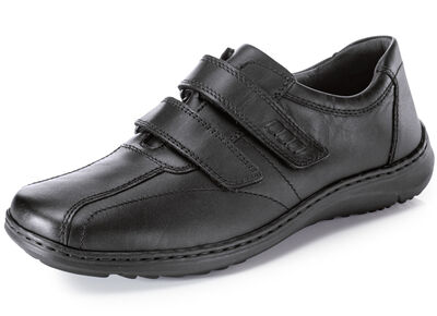 Waldläufer, bequeme Herren-Slipper, Weite H, mit herausnehmbarem Fußbett 