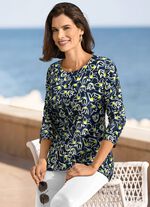 Shirt mit Floraldessin 