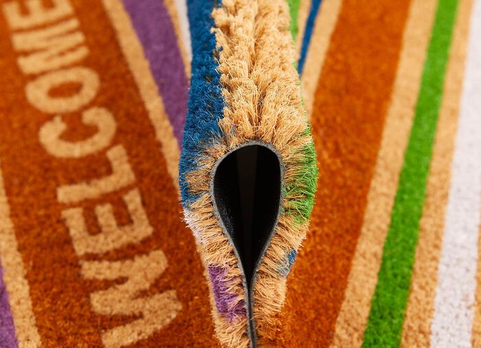 Fu&szlig;matte aus echten Kokosfasern 