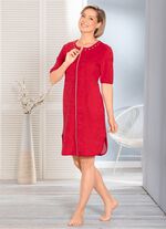 Hauskleid mit Schmucksteinzier 