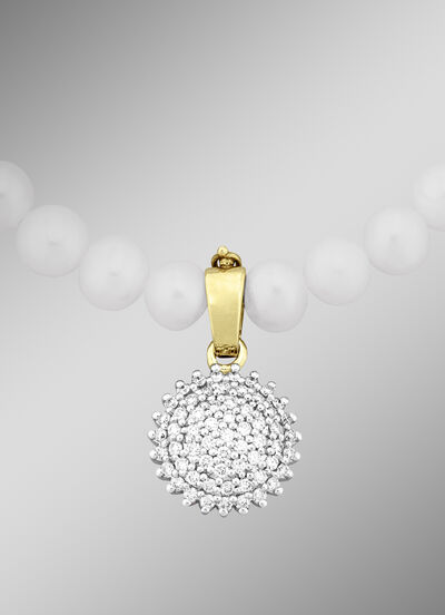 Edler Anhänger mit  60 Brillanten 